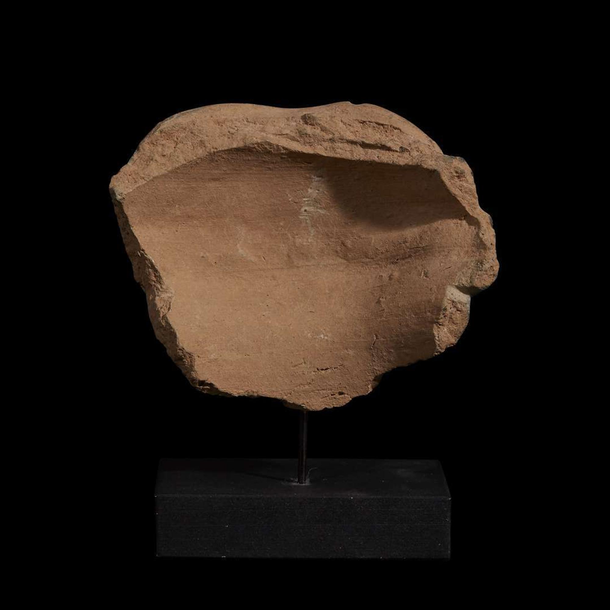 BALKAN NEOLITHIC MASK OF A MOURNER 5th-4th Millennium BC