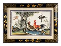 A Group of Six Chinese Export Pith Paintings