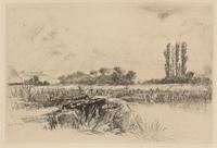Seymour Haden, (British, 1818-1910), Kensington Gardens II, 1860 and A Water Meadow, 1859 (a pair of works)