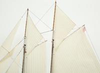 A Cased Model of the Schooner Cavalier by Bernd Braatz (German, b. 1954)