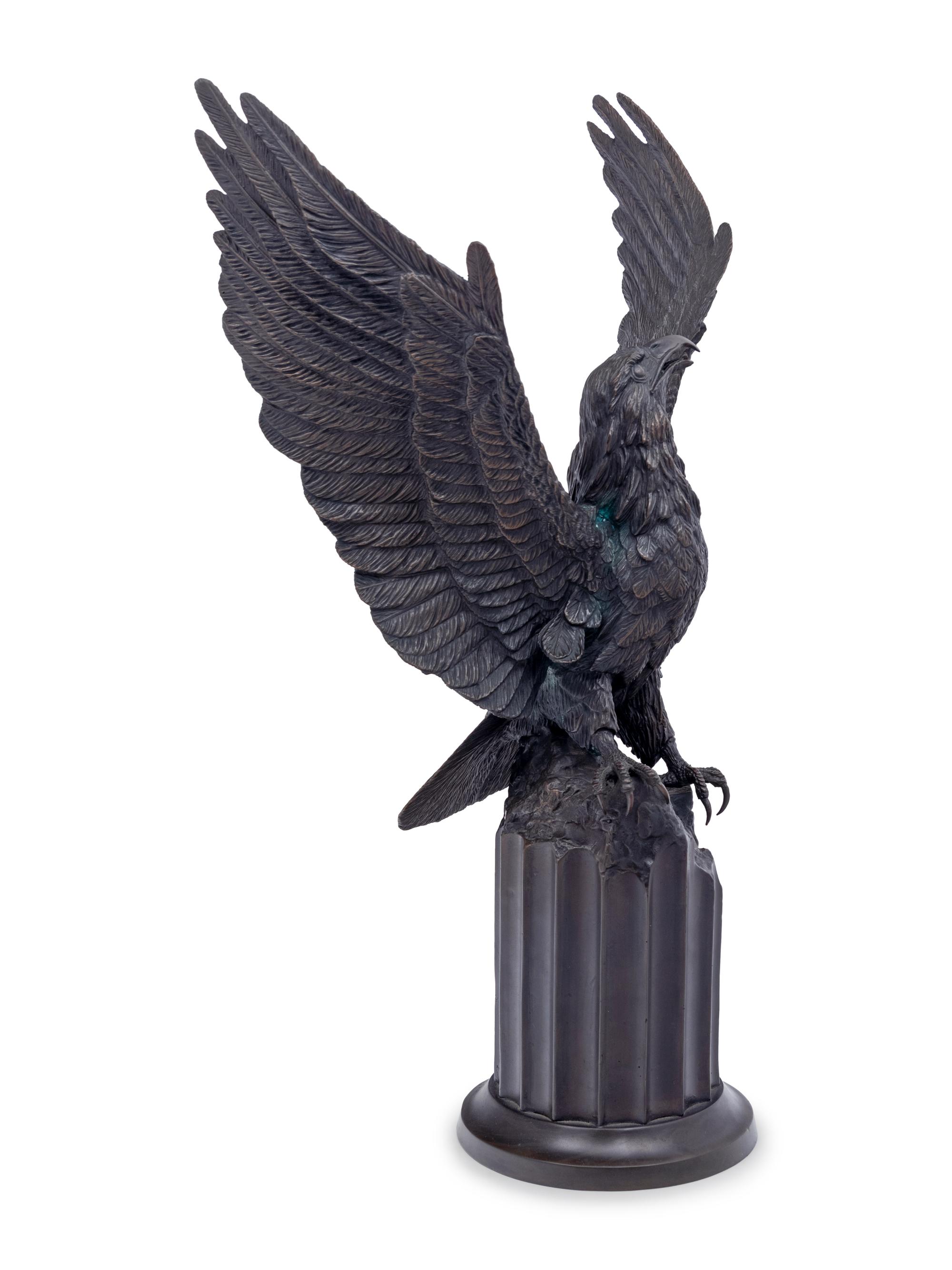 A Boehm Bronze Eagle