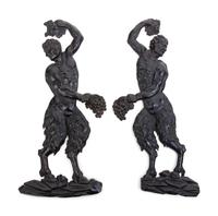 A Pair of Continental Carved Bacchic Reliefs