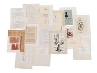 VAN VECHTEN, Carl. Collection of photos and ephemera, many related to Black culture.