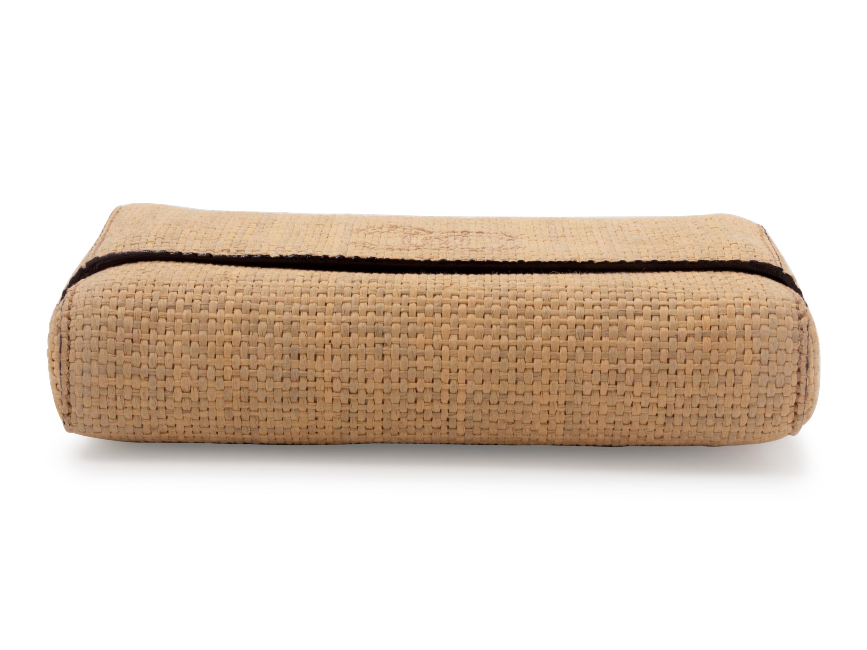 Chanel Woven Cane Slip Bag, 1997-1999