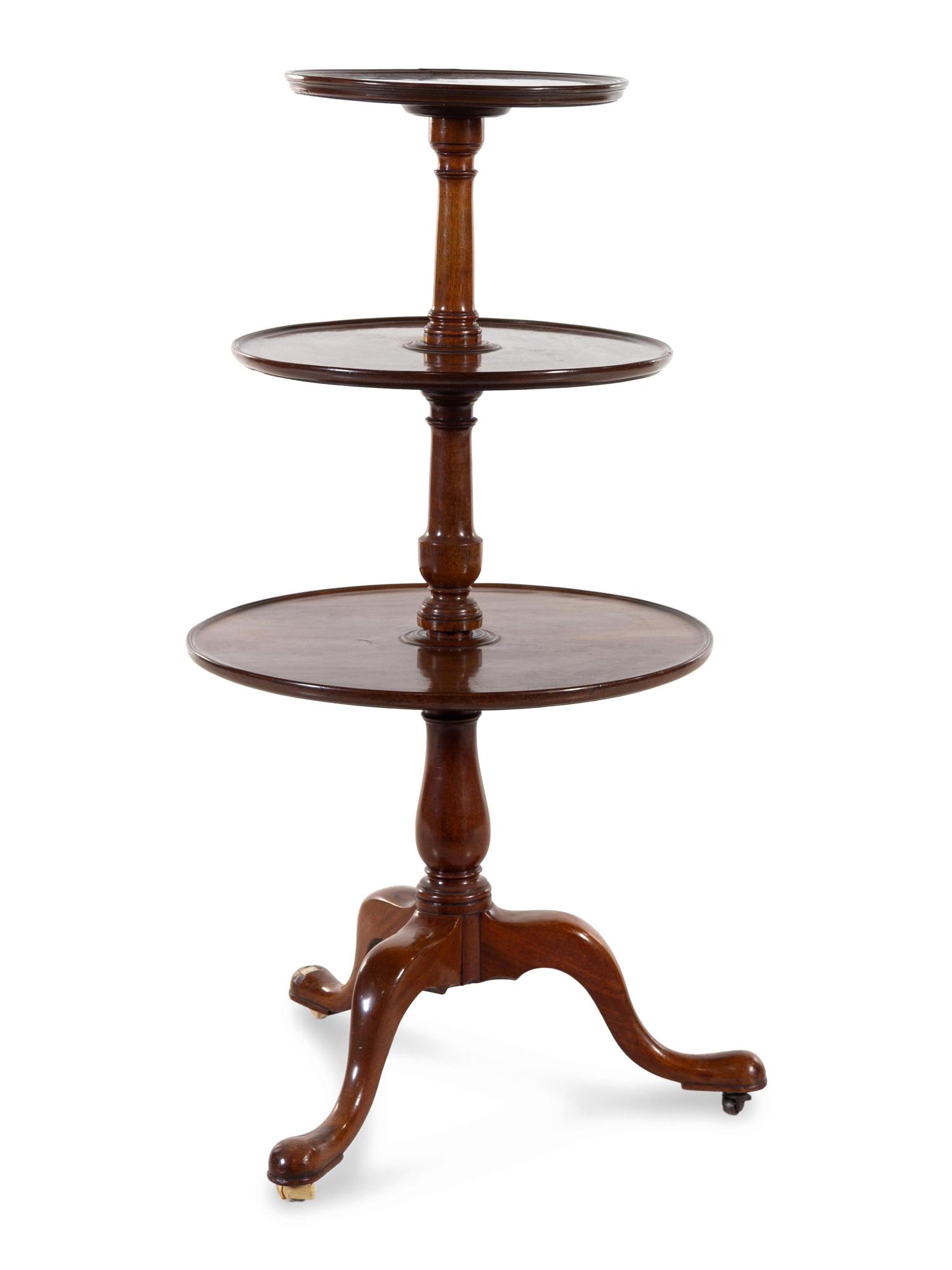 A George III Style Mahogany Dumbwaiter