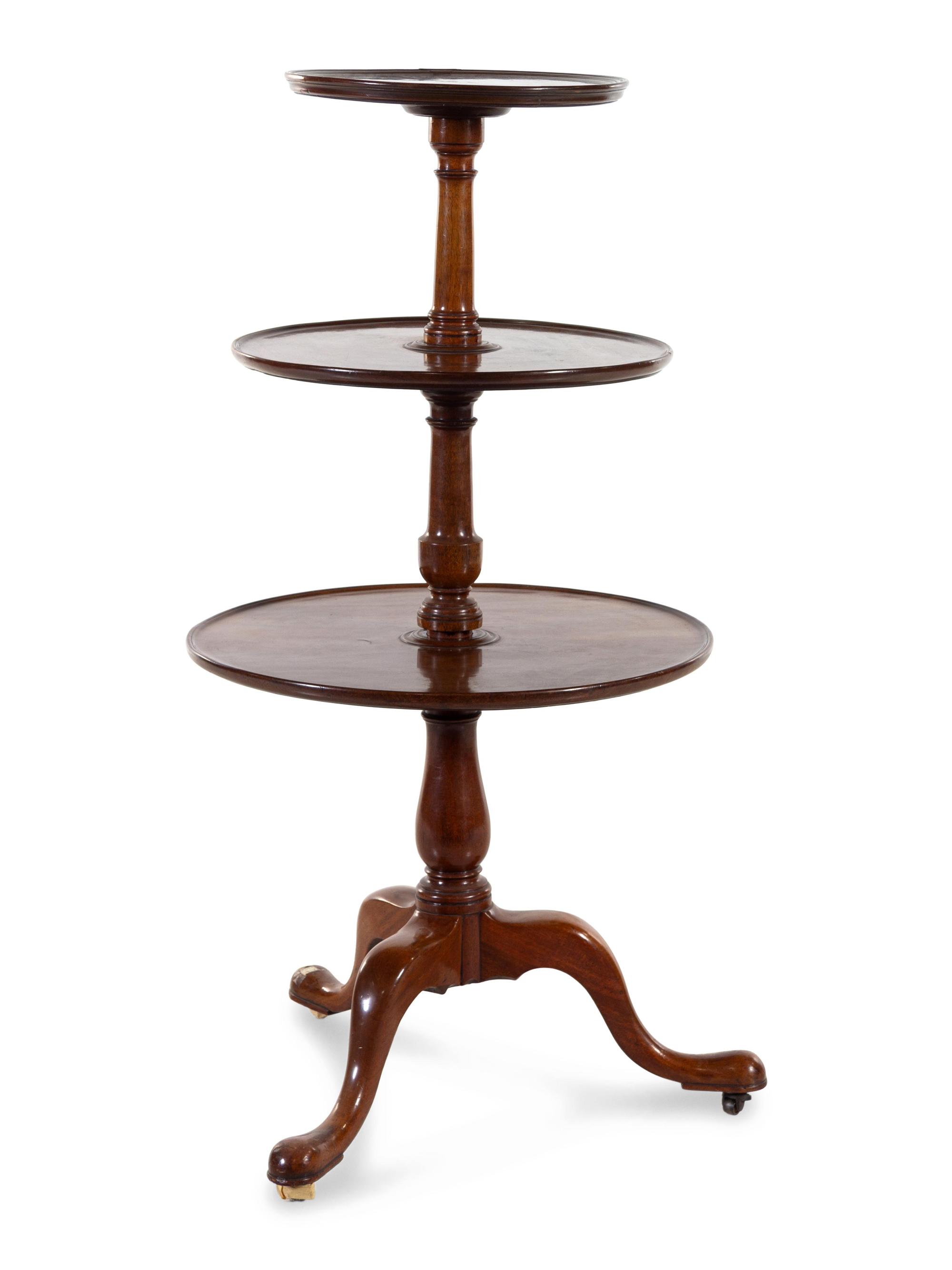 A George III Style Mahogany Dumbwaiter