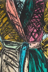 Fourteen Color Woodcut Bathrobe, 1982