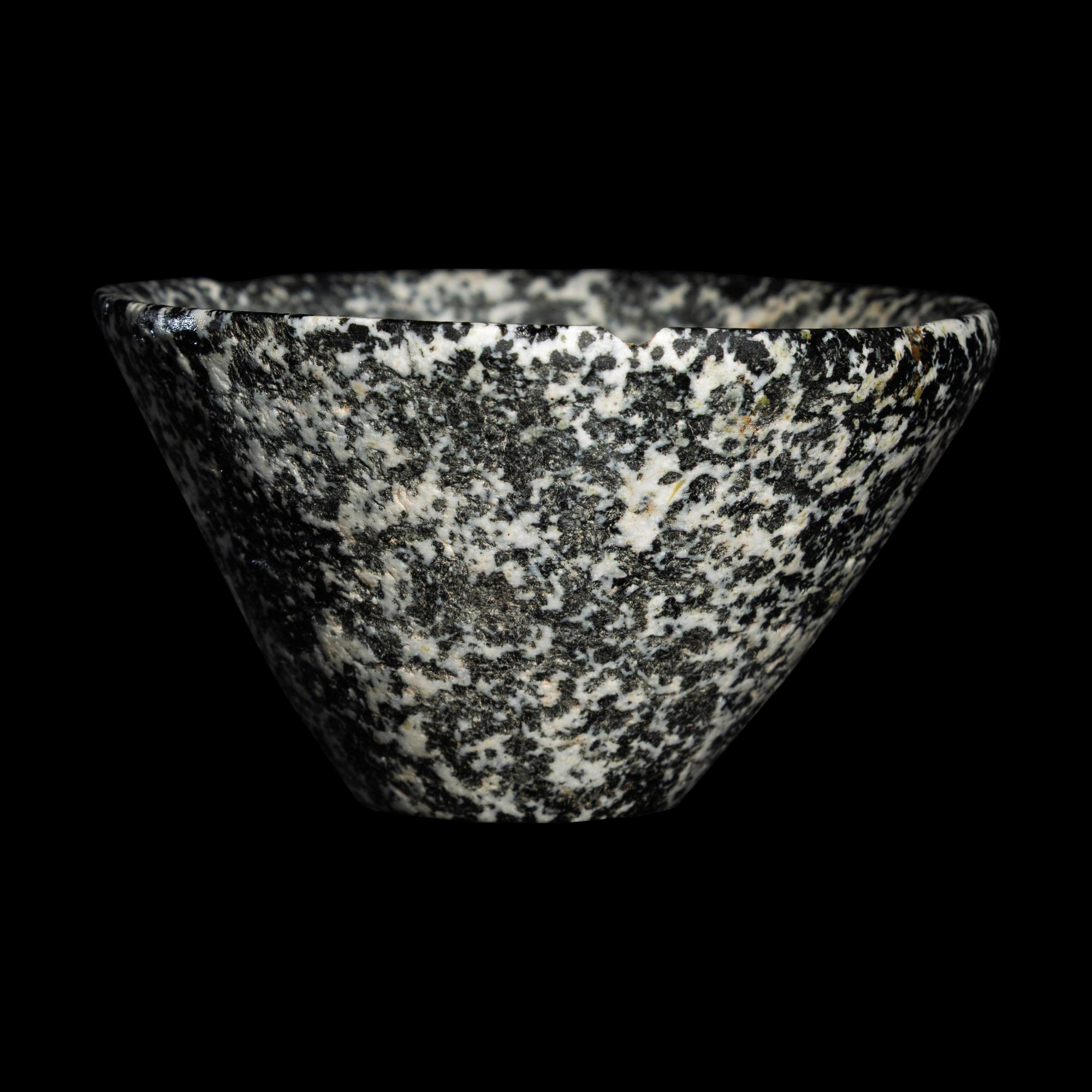 An Egyptian Diorite Bowl