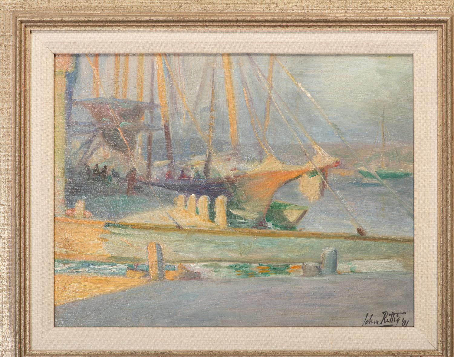 Harbor Scene (Possibly Marblehead)