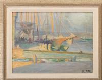 Harbor Scene (Possibly Marblehead)