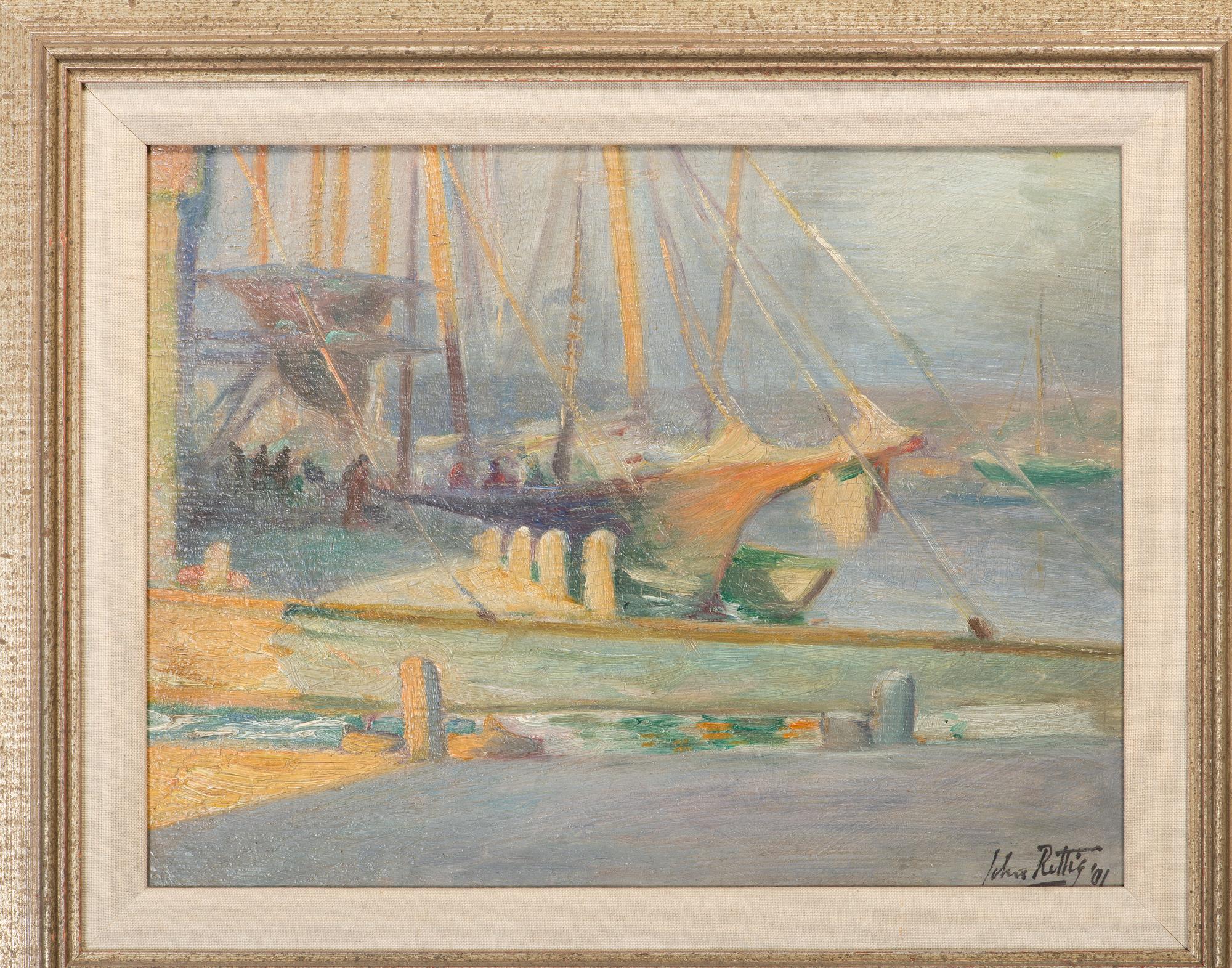 Harbor Scene (Possibly Marblehead)