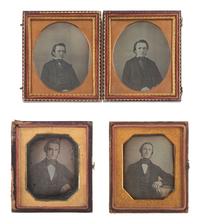 [EARLY PHOTOGRAPHY]. 13 pairs of daguerreotypes featuring the same subjects, some likely copies.