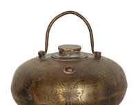 A Chinese Incised Metal Warmer