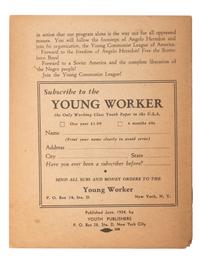[CIVIL RIGHTS]. A group of 9 pamphlets, circulars, and flyers involving Black activists, incl. Black Panther Party members.