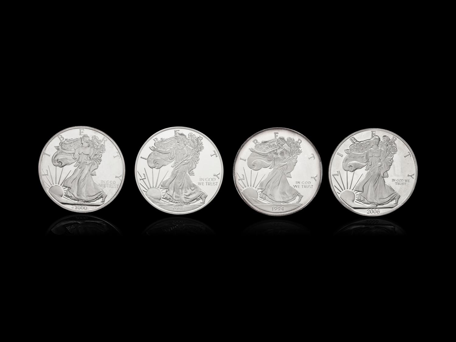 [PRIVATE ISSUE] Four 1/2-Pound Silver Rounds
