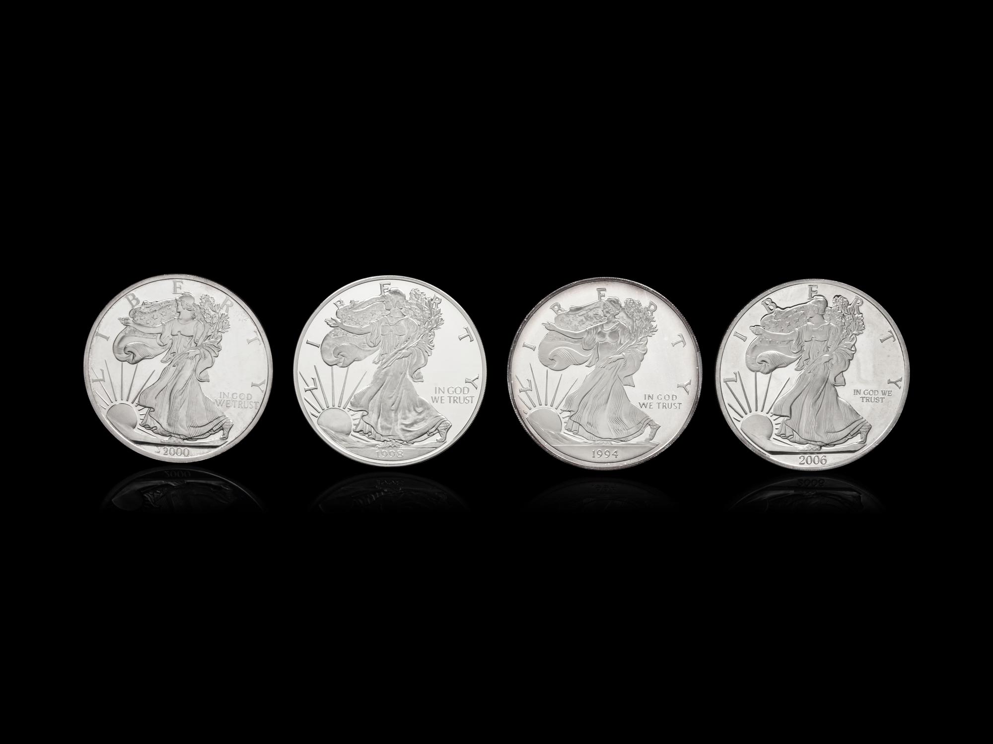 [PRIVATE ISSUE] Four 1/2-Pound Silver Rounds