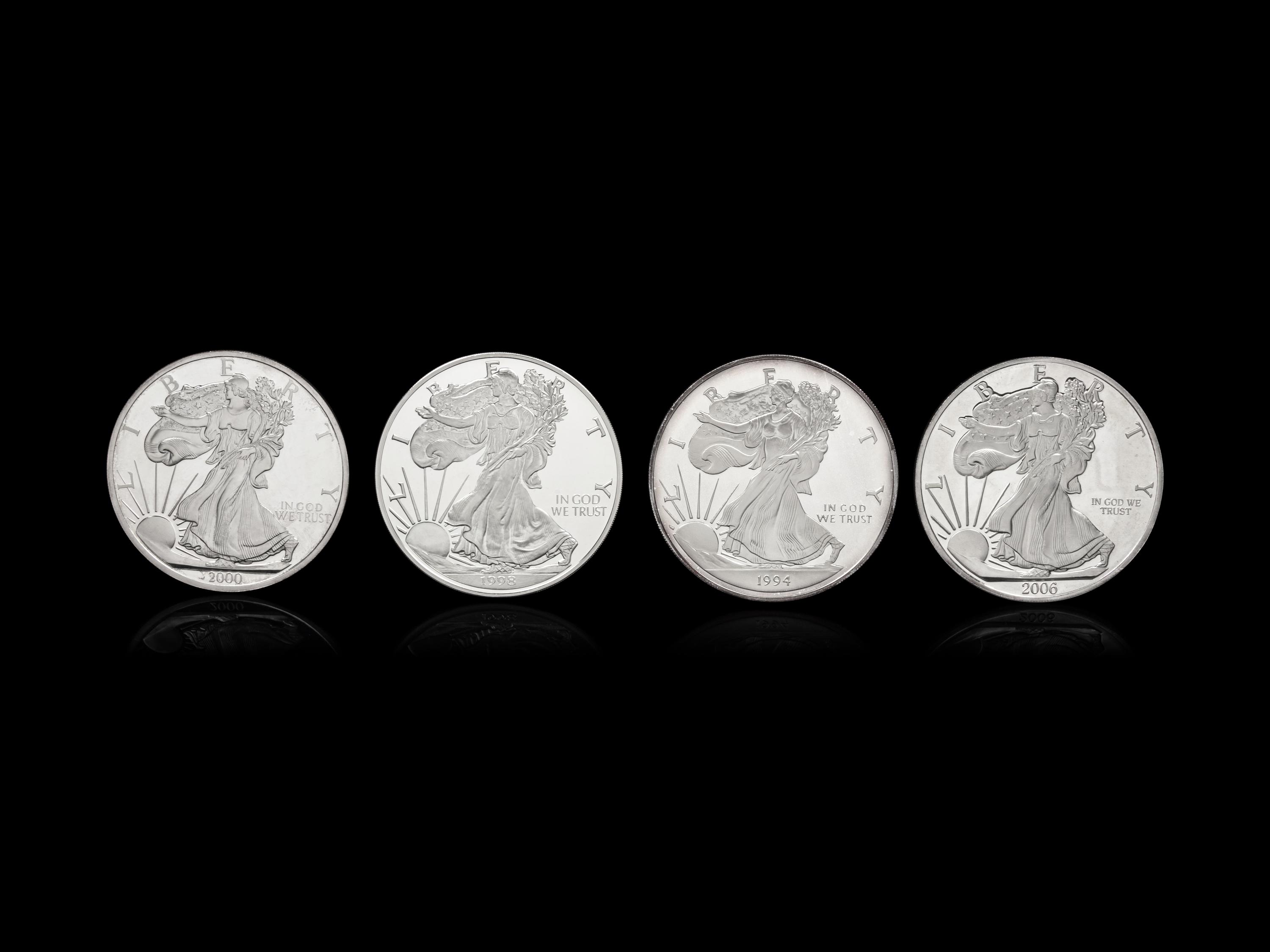 [PRIVATE ISSUE] Four 1/2-Pound Silver Rounds
