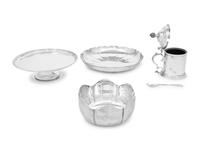 A Group of Four Irish Silver Table Articles