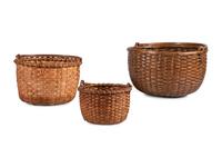 Six Woven Baskets