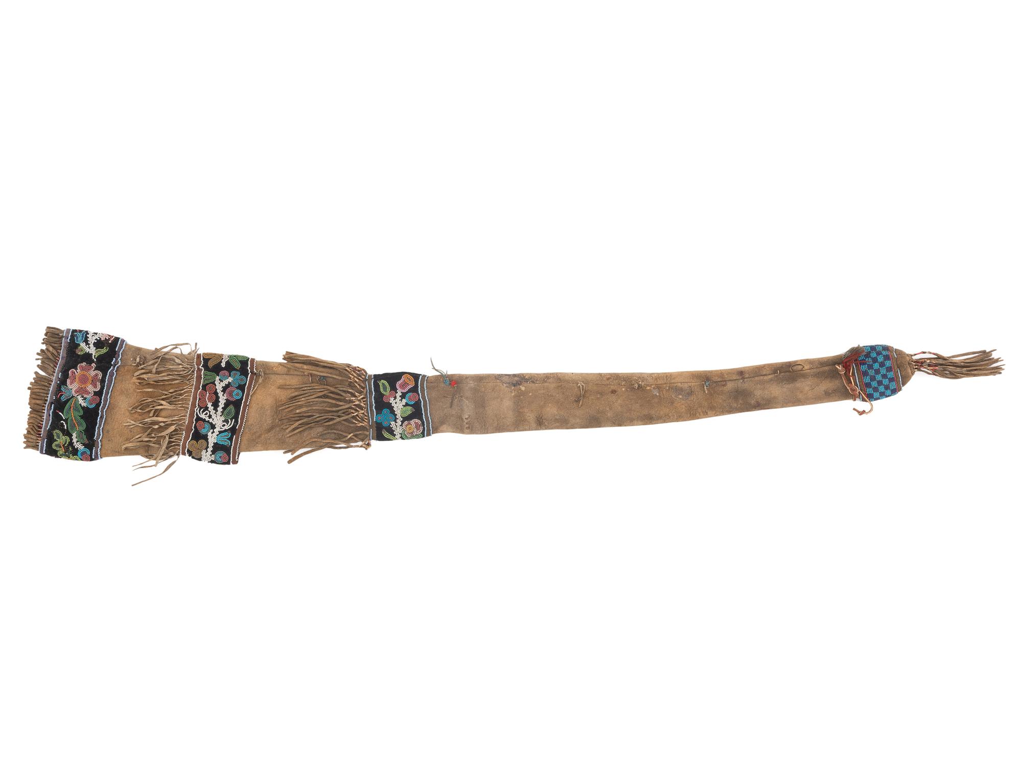 Athabaskan Beaded Moose Hide Rifle Scabbard