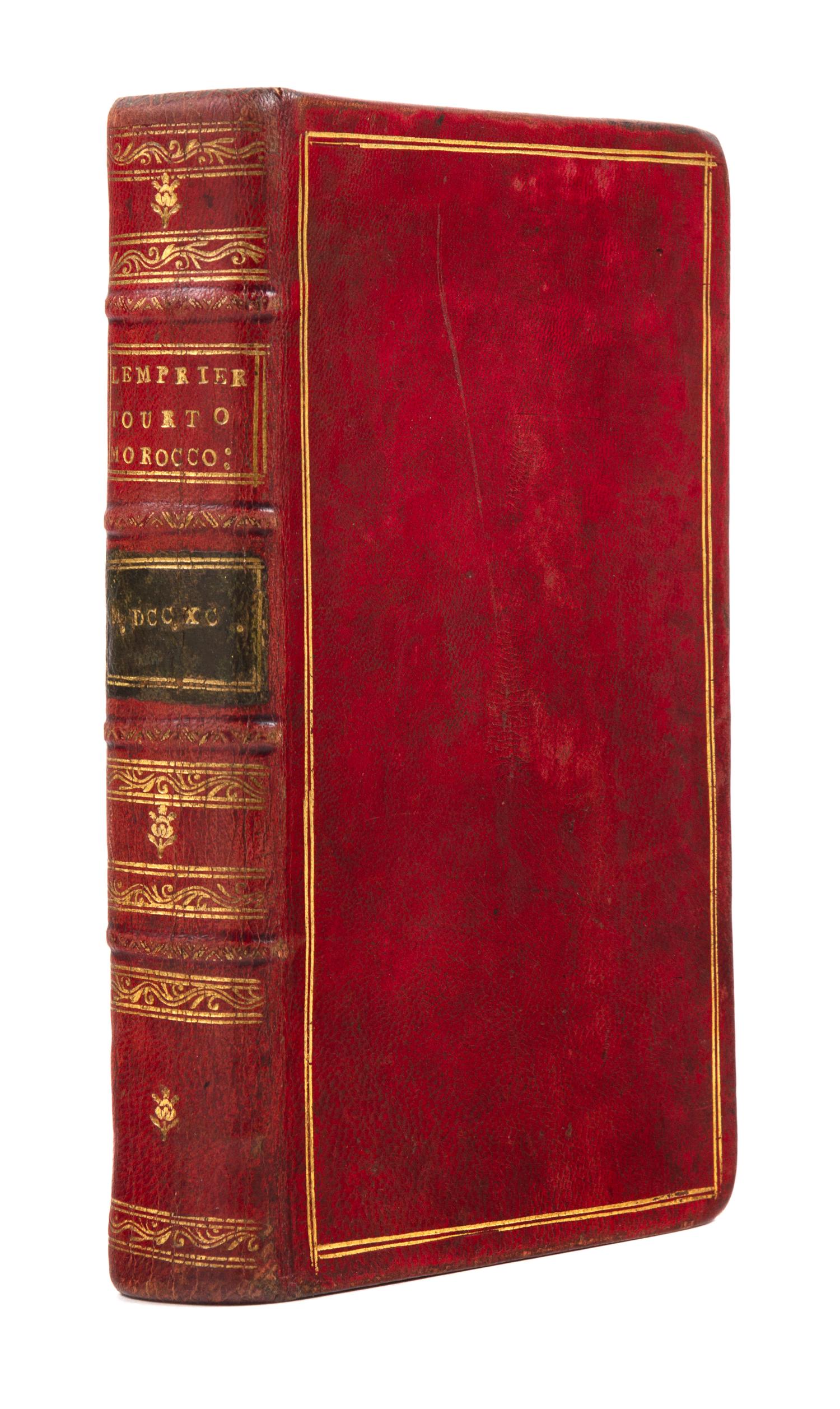 LEMPRIERE, William (d. 1834). A Tour from Gibraltar to Tangier, Sallee, Mogodore, Santa Cruz, Tarudant; and thence, Over Mount Atlas, t