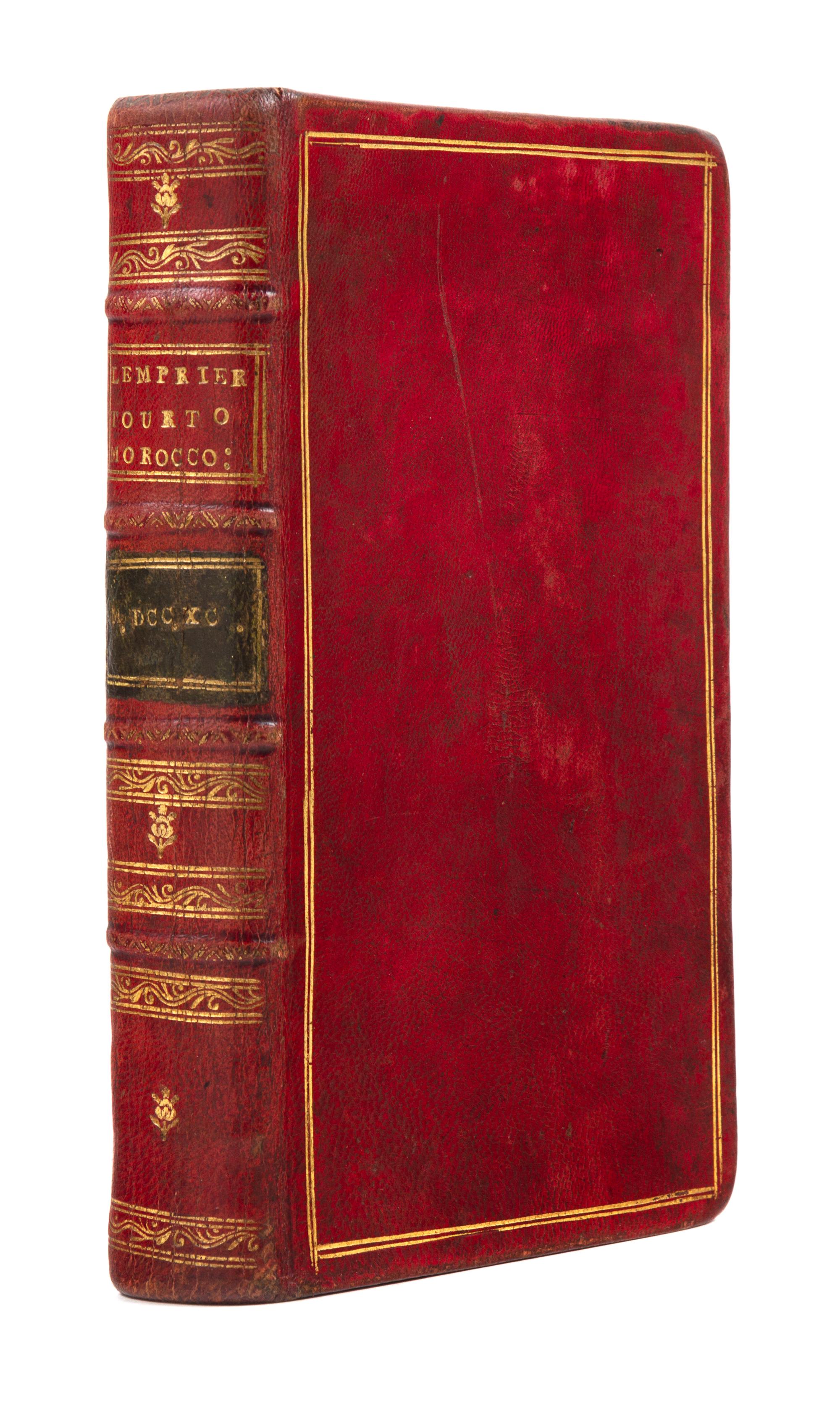 LEMPRIERE, William (d. 1834). A Tour from Gibraltar to Tangier, Sallee, Mogodore, Santa Cruz, Tarudant; and thence, Over Mount Atlas, t