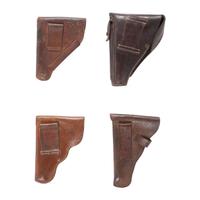 Lot of 16 Assorted WWII-era Military Holsters Including: German, Japanese, and U.S.