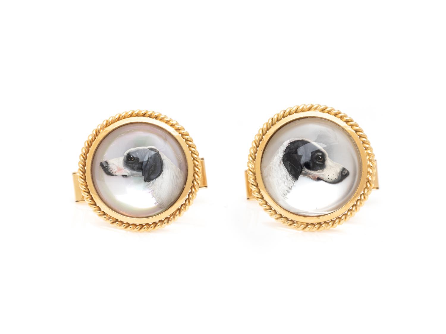 ESSEX CRYSTAL CUFFLINKS