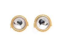 ESSEX CRYSTAL CUFFLINKS
