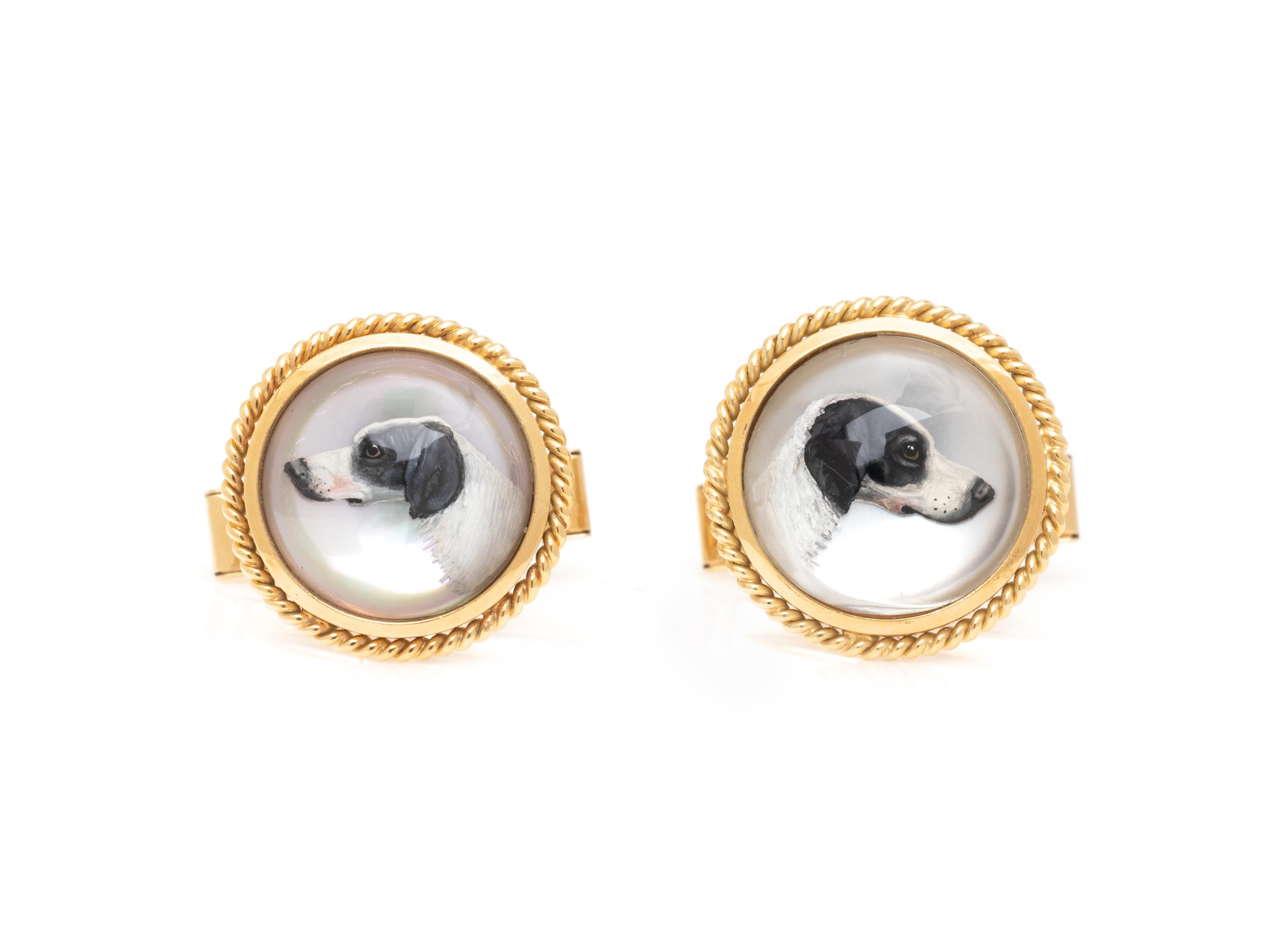 ESSEX CRYSTAL CUFFLINKS