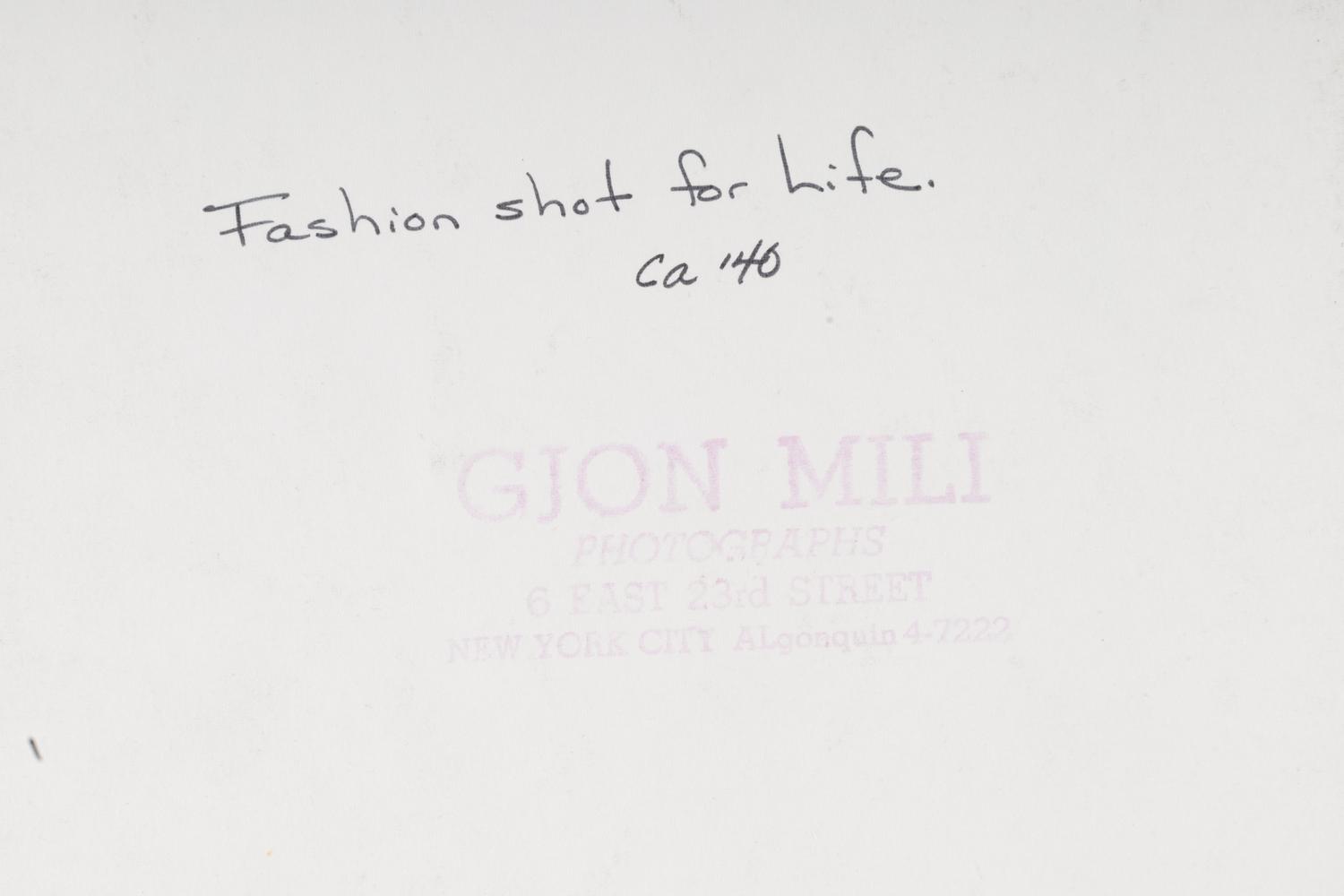 A Group of Four Fashion Shots for Life Magazine, 1941; printed ca. 1941