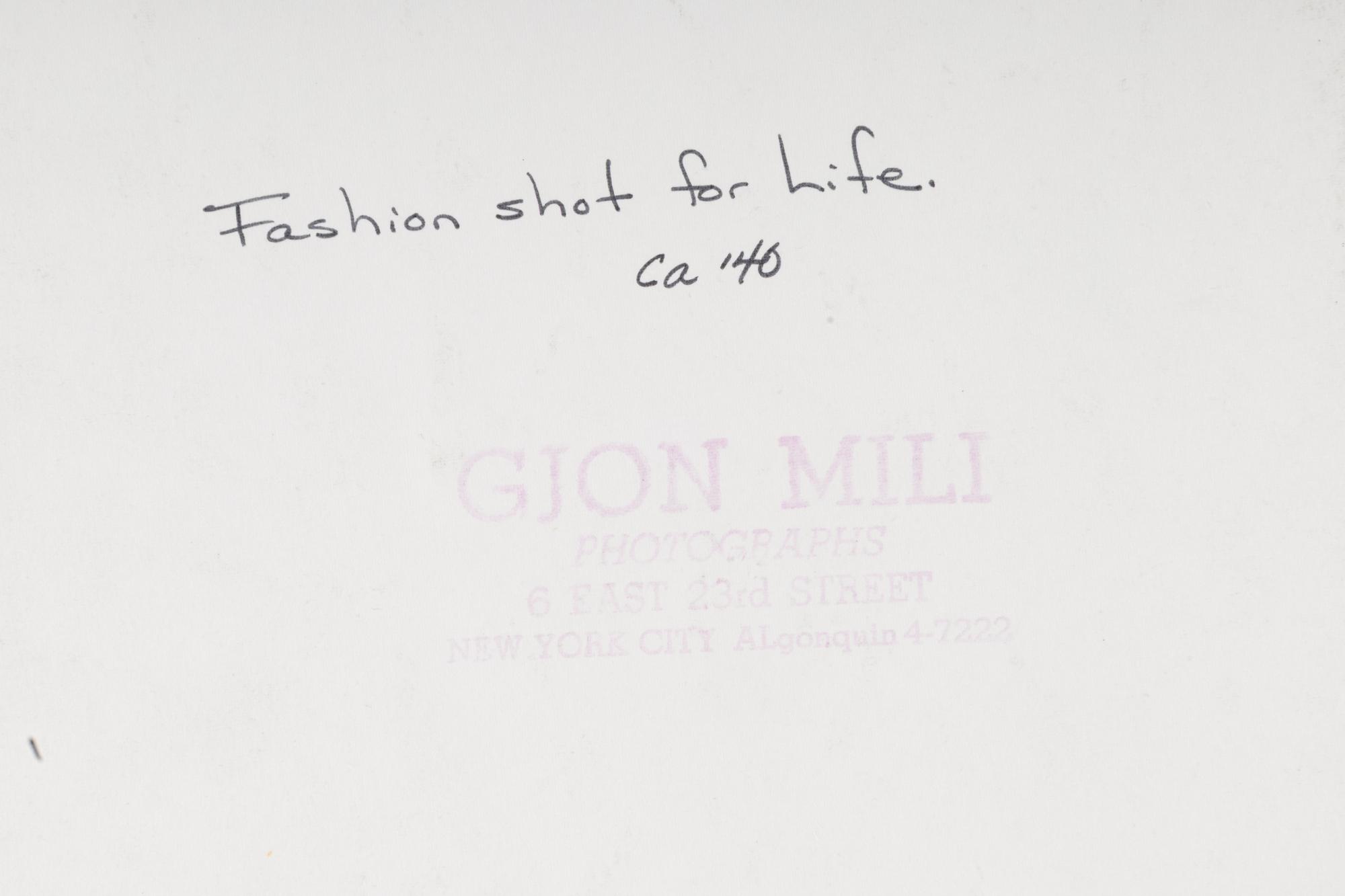 A Group of Four Fashion Shots for Life Magazine, 1941; printed ca. 1941