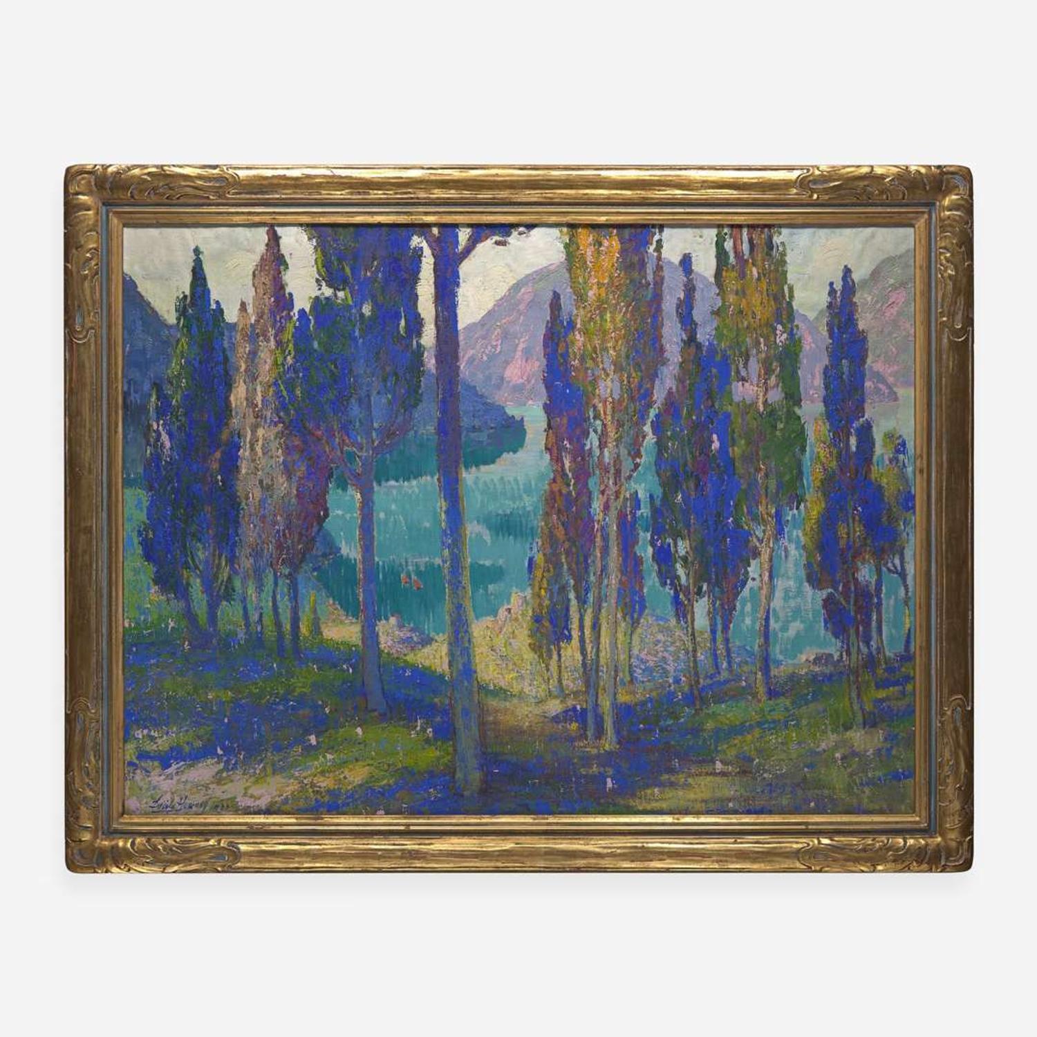 Edith Lucille Howard (American, 1885–1960) Cypresses of Garda, Italy