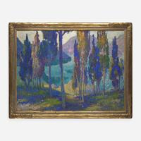 Edith Lucille Howard (American, 1885–1960) Cypresses of Garda, Italy