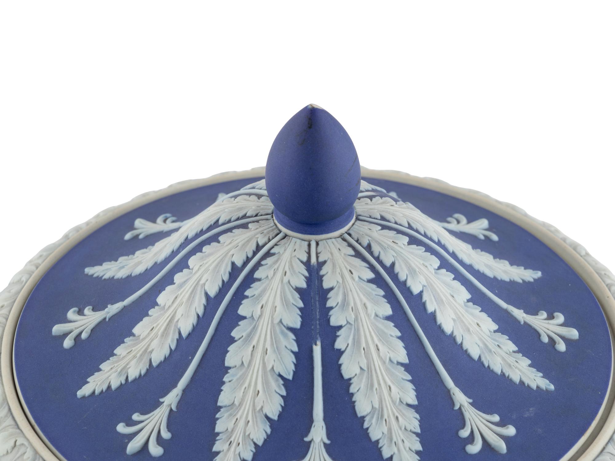 Three Wedgwood Jasperware Urns