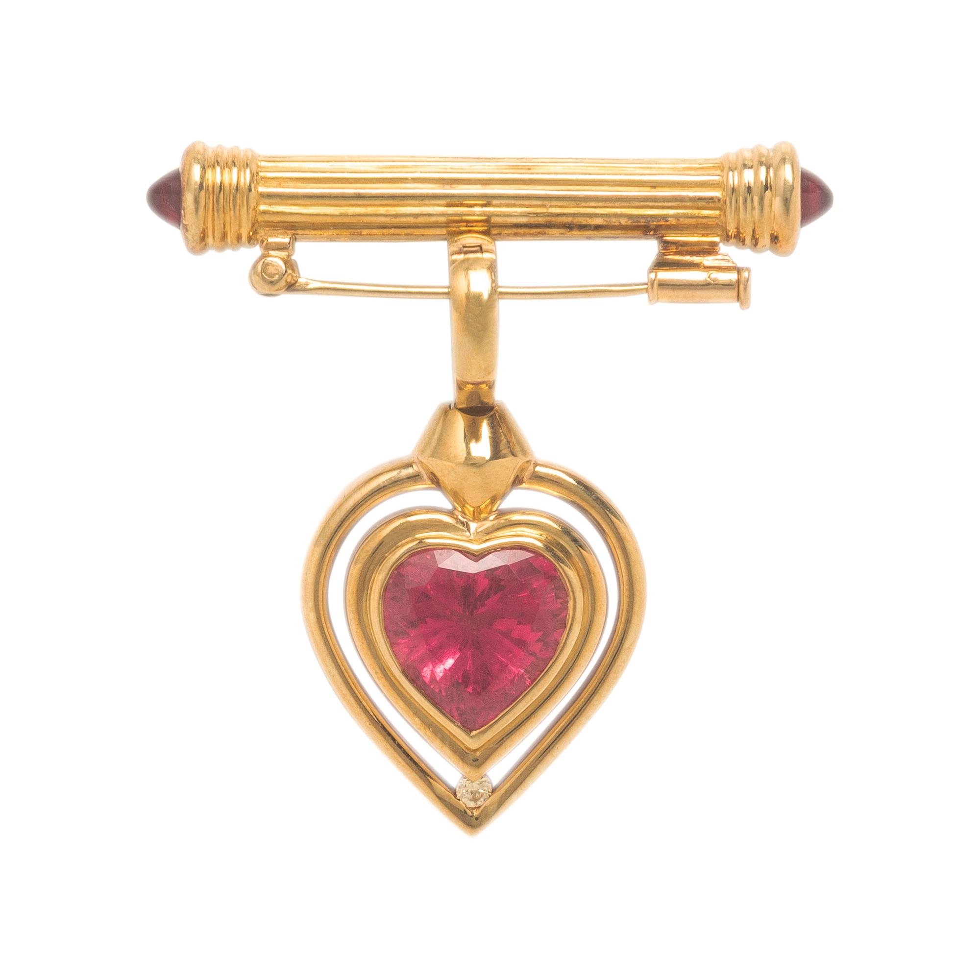Two Multigem and Yellow Gold Pendants and a Platinum Chain