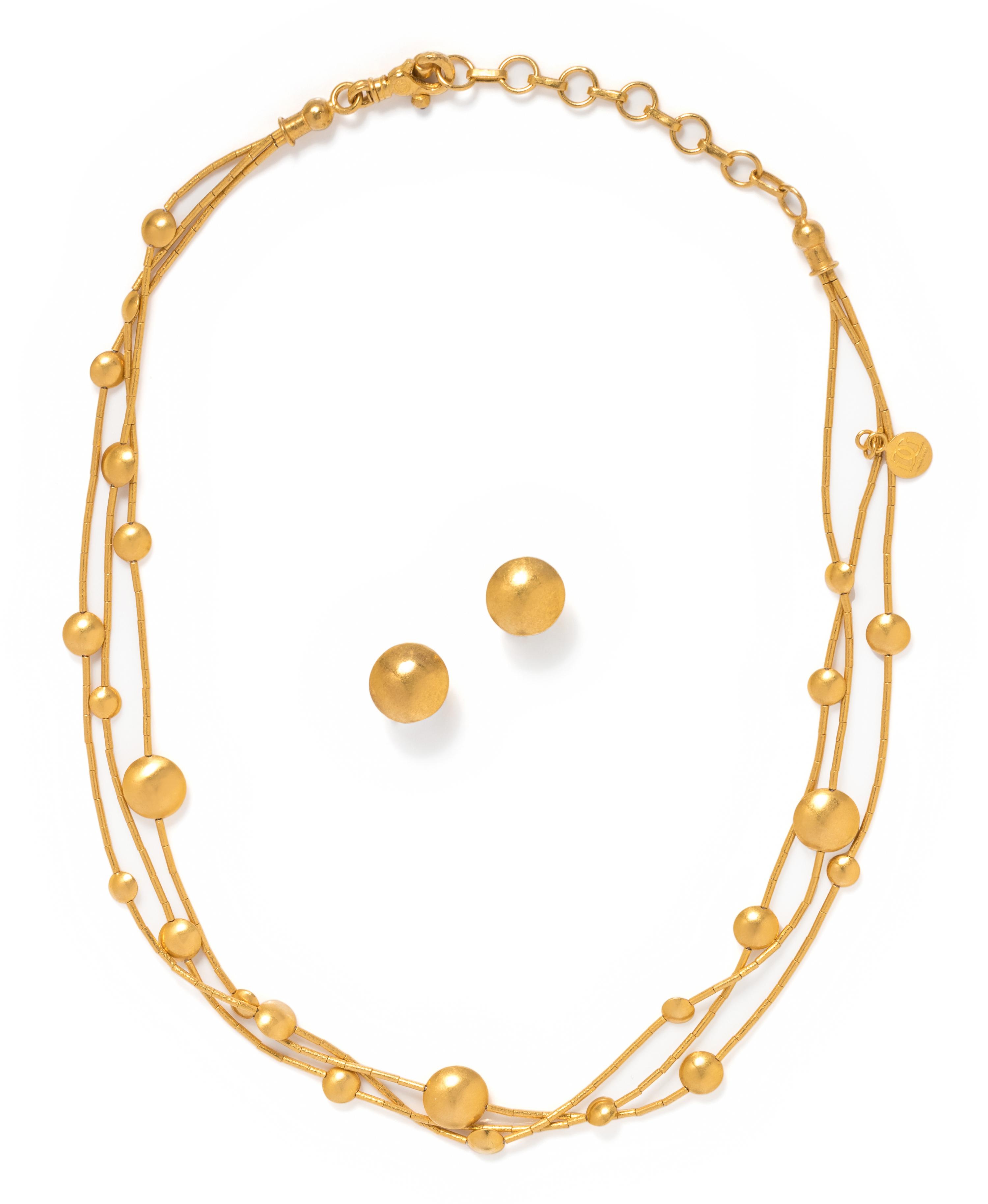 GURHAN, HIGH KARAT GOLD SET