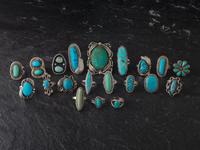Navajo and Southwestern-style Silver and Turquoise Rings