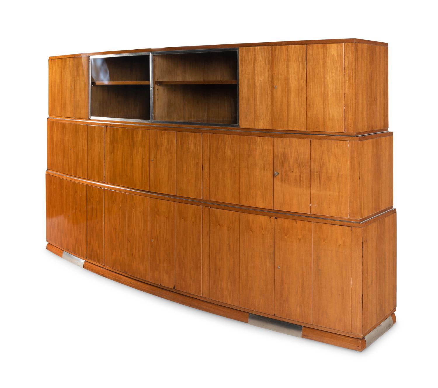 A Pair of Art Deco Mahogany Cabinets