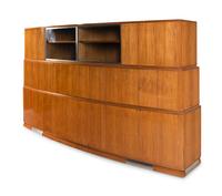 A Pair of Art Deco Mahogany Cabinets