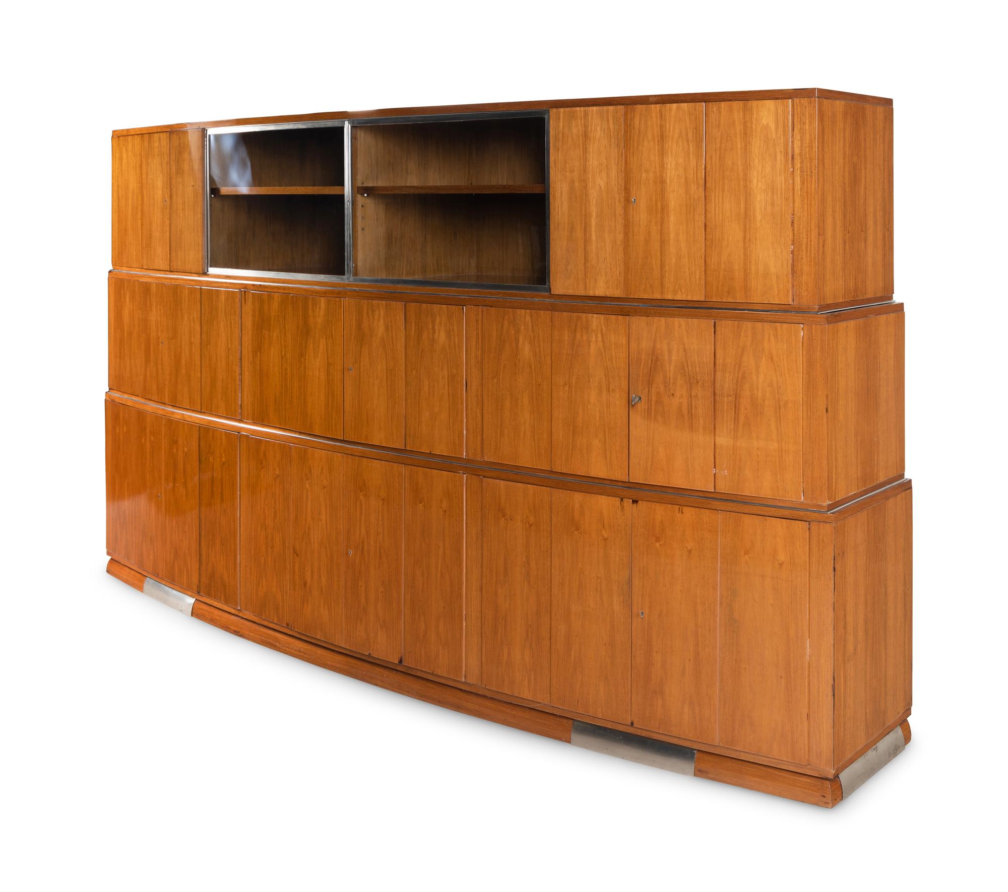A Pair of Art Deco Mahogany Cabinets