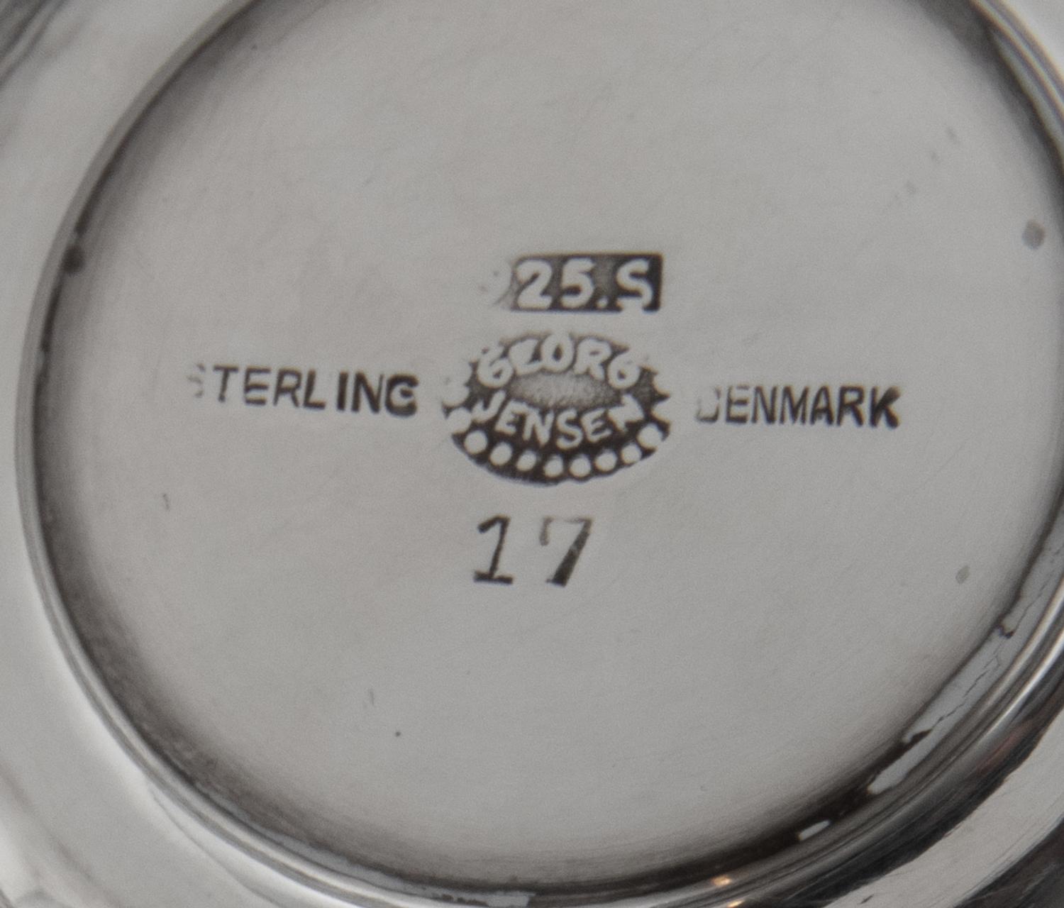A Pair of Danish Silver Footed Bowls (Item 88 on original listing. )