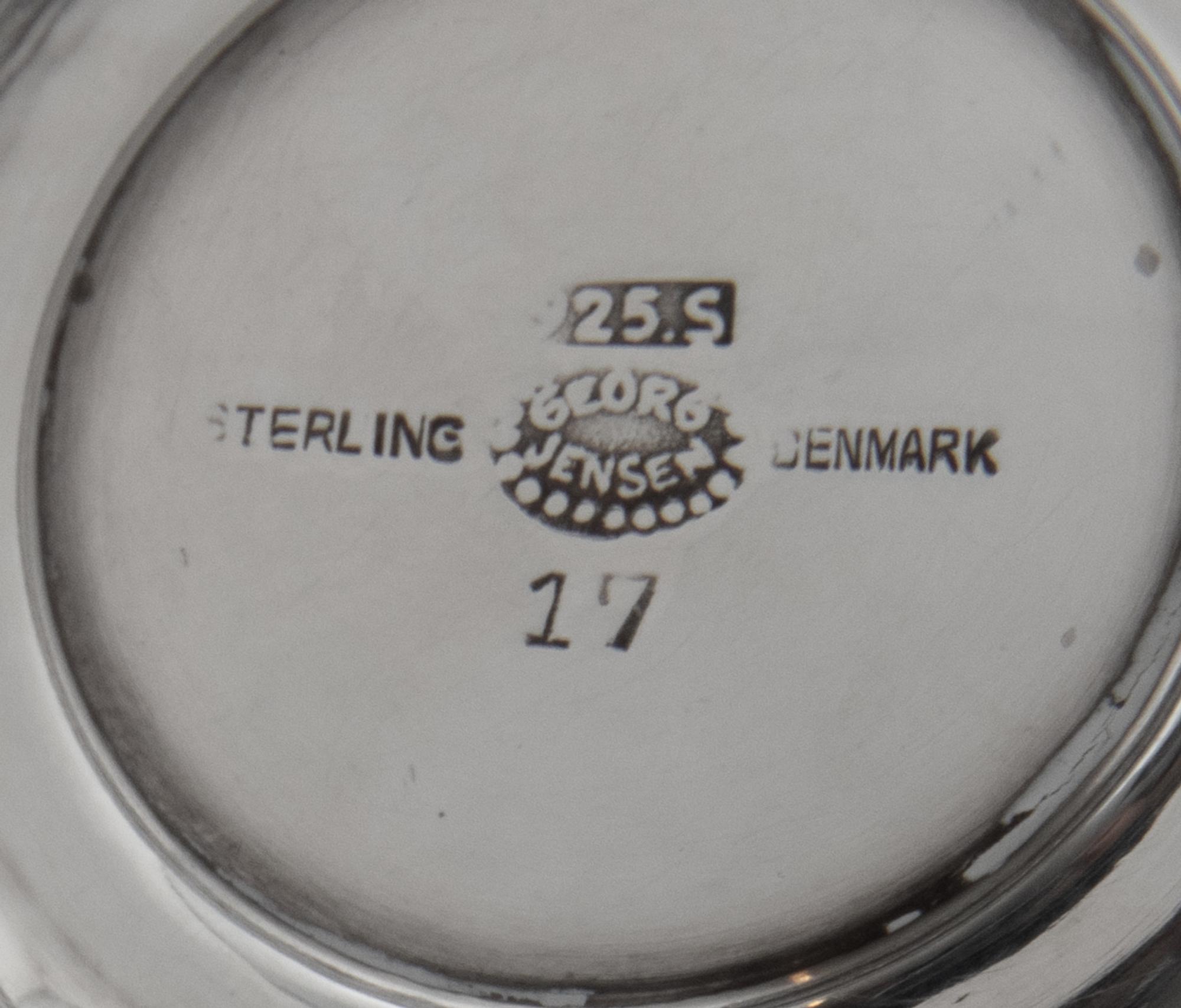 A Pair of Danish Silver Footed Bowls (Item 88 on original listing. )