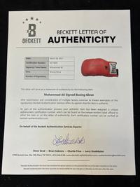 A Muhammad Ali Signed Autograph Boxing Glove (Beckett Authentication Services Letter)