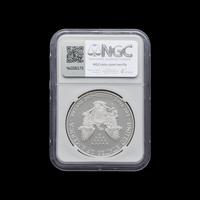 A 1995-W Silver Eagle $1 Proof [NGC PF69 Ultra Cameo]