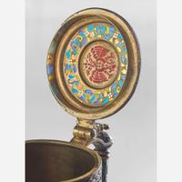 A Russian Silver-Gilt Plique-à-Jour and Cloisonné Imperial Presentation Tankard Pavel Ovchinnikov, Moscow, 1892