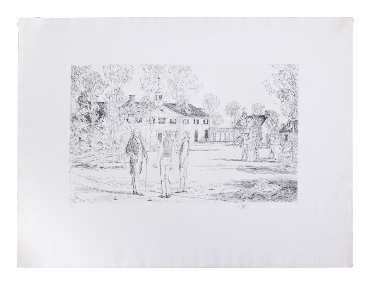 Bowling on the Green , 1931