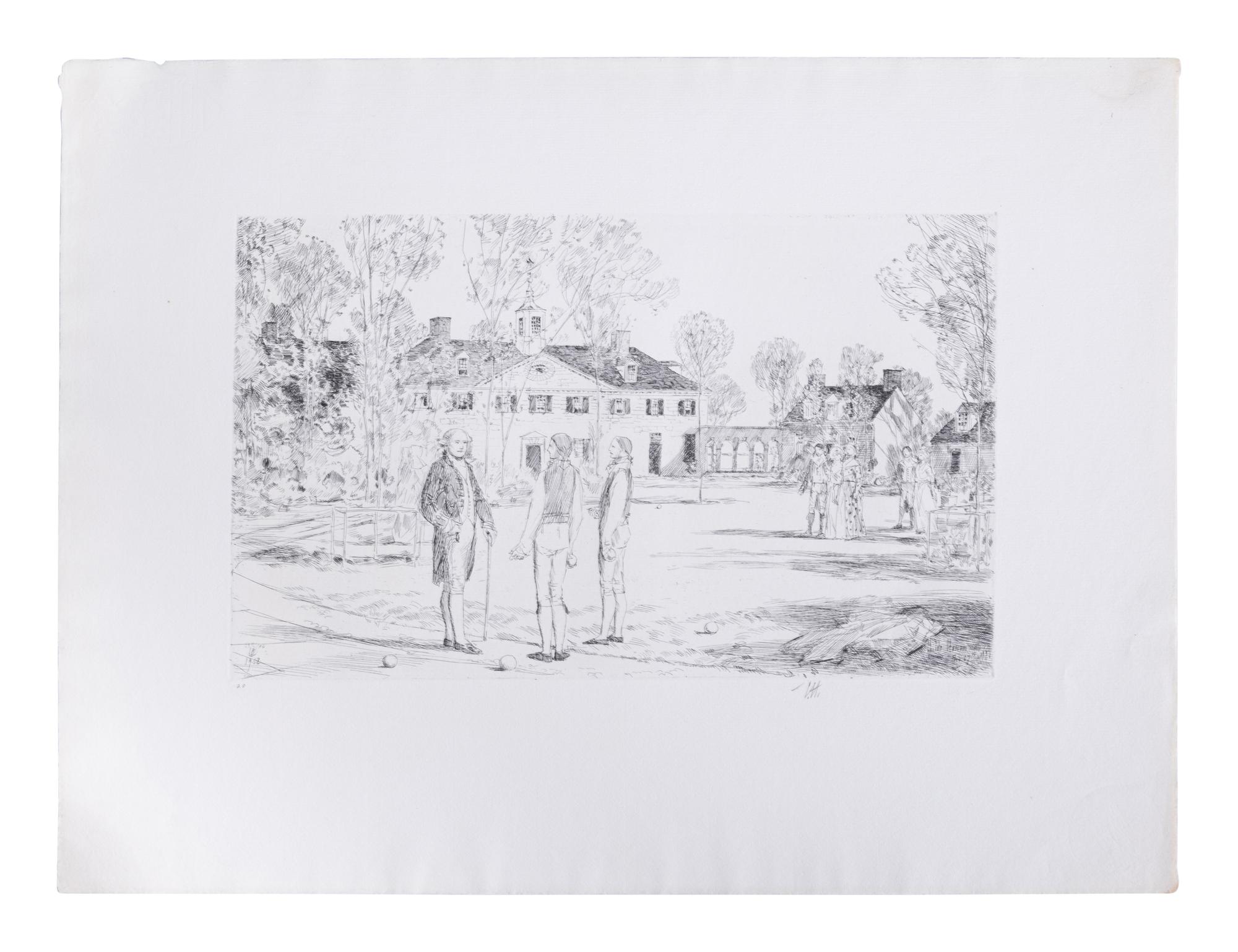 Bowling on the Green , 1931