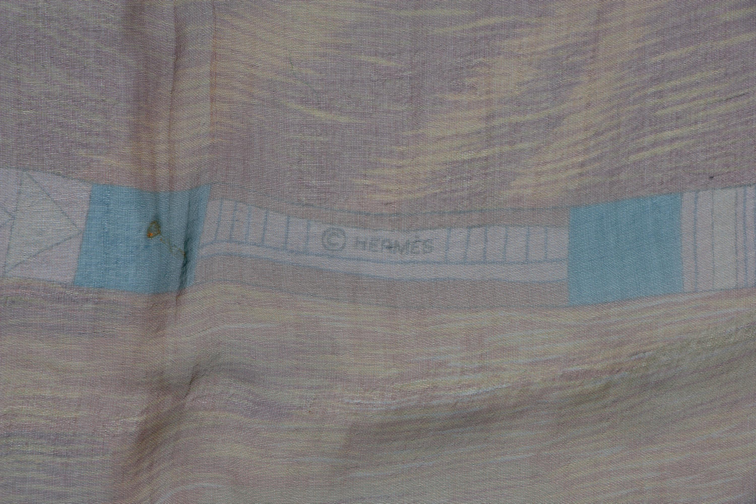 Two Hermès Silk Chiffon Scarves