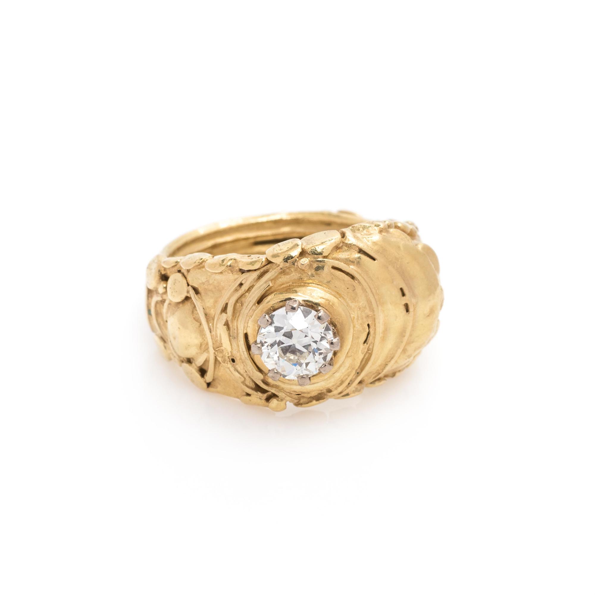 Gold and Diamond Ring